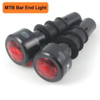 Q-LITE 1 Pair Bicycle Light Bike Handlebar End Light LED Bike Light MTB Road Bike Handlebar Taillight Cycling Safety Lights