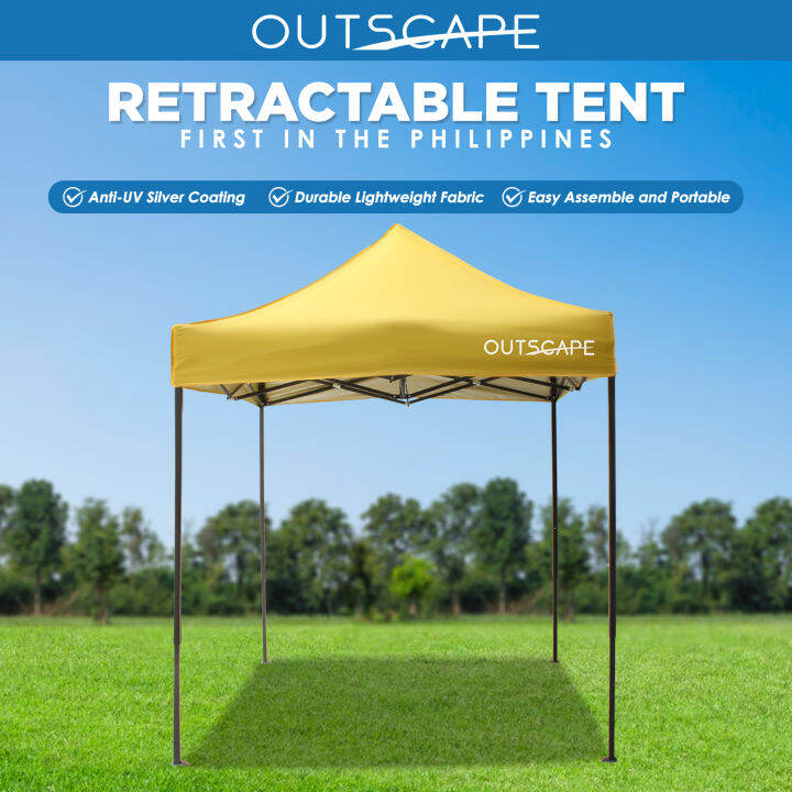 OUTSCAPE Retractable Tent 2x2 2.5x2.5 2x3 3x3 3x4.5 Meter