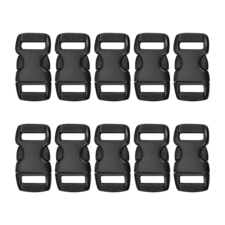 [ในสต็อก] [COD]10x 10mm Plastic Side Quick Release Buckles For bing