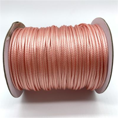 0.5/0.8/1/1.5/2mm Mauve Waxed Cotton Cord Waxed Thread Cord String Strap Necklace Rope For Shamballa Bracelet Making