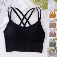 Women Sports Fitness Top Seamless Yoga Underwear Running Yoga Gym Crop Top Women Push Up Sport Vest Morihsye