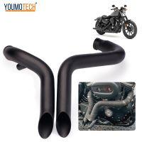 ระบบป้องกันการรั่วของรถจักรยานยนต์สำหรับ Harley Sportster XL883 XL1200 X48 XL883 X72 XL 1200ระบบท่อไอเสียตัวเก็บเสียงท่อไอเสียอะลูมินัมอัลลอย VH