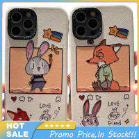 เคสนิ่มลายตัวการ์ตูน Zootopia เข้ากันได้กับ Iphone 14/13/12/11ซีรีส์ฝาครอบโทรศัพท์มือถือ