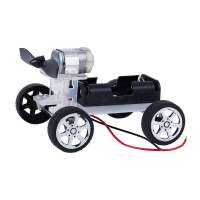 DIY Puzzle Mini Wind Car Child Educational Toy 130 Brush Motor Robot for Arduino