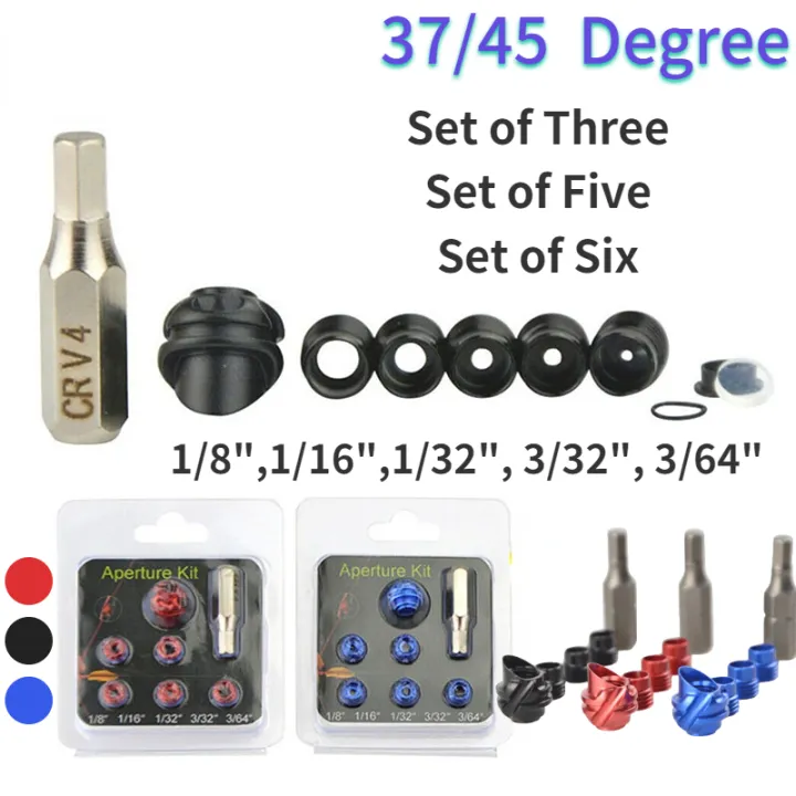 1Set 37/45 Degree Compound Bow Peep Sight Housing Clarifier Lens Inner