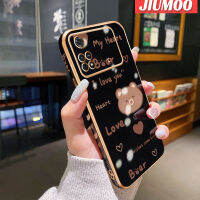 เคส JIUMOO สำหรับ Xiaomi Poco X4 Pro 5G Poco M4 Pro POCO F4 Redmi K50 Pro K40s เคสมีลวดลายเป็นกรอบสี่เหลี่ยมใหม่เคสชุบผิวซิลิกาเจลนิ่มกันกระแทกรวมทุกอย่างฝาครอบป้องกันเลนส์กล้องถ่ายรูป