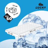 LUCKY HOME  ถาดทำน้ำแข็ง 50 ช่อง K-050 ขนาด(กว้าง x ยาว x สูง): 13 x 25.2 x 2.5 cm