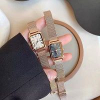 New rectangular watch female college students niche design chic light luxury waterproof ladies watch retro quartz watch