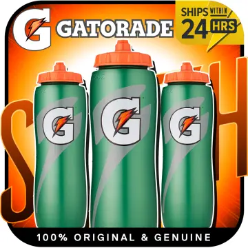 Gatorade 32 Ounce Contour Style Squeeze Water Bottle, 3 Pack 