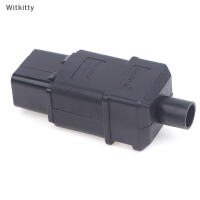 Witkitty ขั้วต่อสายไฟฟ้ากระแสสลับ IEC320 C19ทองแดงใช้ได้ทั่วโลกสำหรับ16A ปลั๊กตัวผู้ถอดออกได้ pups Du