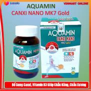 Viên Uống Tăng Chiều Cao Aquamin Canxi Nano MK7 Gold Giúp phát triển chiều