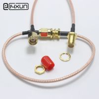 1Pcs 19.5cm RP SMA Male Plug To Female Jack RF Coaxial Bulkhead Crimp Connector RG316 Coax Cable Jumper Pigtail with dust Case