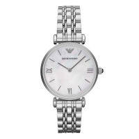 【จัดส่งฟรี】นาฬิกาของแท้ Emporio Armani Womens Retro Silver Watch 32mm AR1682 นาฬิกาแฟชั่นสำหรับผู้หญิง นาฬิกา【มาพร้อมกับบรรจุภัณฑ์เดิม】สินค้ารับประกัน1ปี