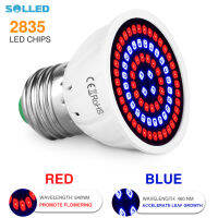 SOLLED 1Pc Led Grow หลอดไฟสำหรับโรงงาน Phytolamp 80ลูกปัดในร่ม Growth Light