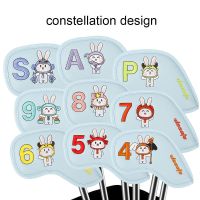 2023◇❡✎ wosofe golf iron set club cap set high-grade PU cartoon rabbit constellation design club head protective cover