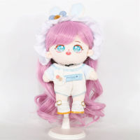 Genuine 15/ 20cm Doll Wigs Purple Long Wave Hair Toupees K-Pop Idol MAMAMOO GI-DLE ITZY  Lisa Jennei Aespa Dolls Accessories