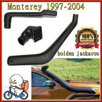 1 ชุดอุปกรณ์ดำน้ำติ้นสำหรับ holden jackaroo Isuzu Trooper Monterey 1997-2004 ด้านซ้าย Air Intakes อะไหล่ชุดแต่งรถสีดำ