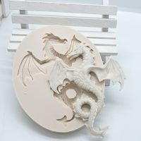 3D Dragon Silicone Resin Molds Pastry Fondant Mould Wedding Cake Decoration Tools Kitchen Baking Accessories FM1883 Bread Cake  Cookie Accessories