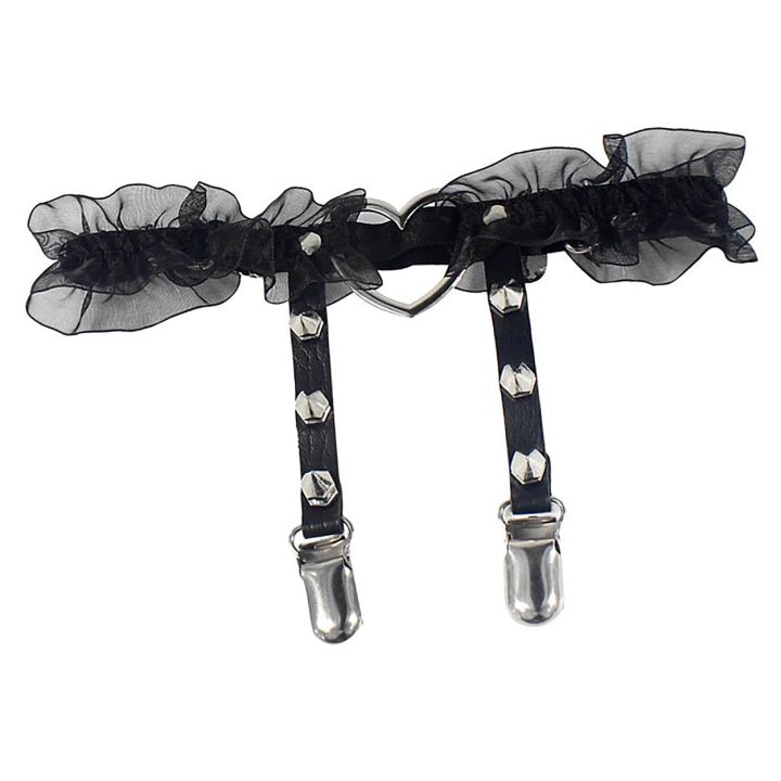 yf-1pc-hot-garter-punk-gothic-elastic-leg-adjustable-bar