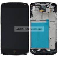 สำหรับ Lg Nexus 4 E960หน้าจอแสดงผล Lcd พร้อม Touch Glass Digitizer + Frame Assembly