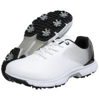 Mens leather golf shoes brand womens outdoor golf shoes high-quality large sports shoes 39-49