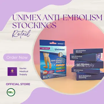 Unimex Anti-Embolism Stockings Thigh High Flesh