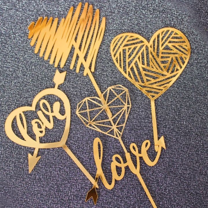 golden-heart-love-shape-acrylic-cake-topper-engagement-wedding-birthday-cake-cupcake-dessert-decor-supplies