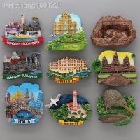 Lucerne lion Macao Italy Venice New Zealand 3D magnetic refrigerator sticker Souvenirs home decoration Budapest Hungary Cambodia