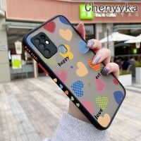 เคส Chenyyka สำหรับ Infinix เคส X682C 10 X682B ลายการ์ตูนแฟชั่นสีสันสดใสเคสโทรศัพท์แข็งด้านหลังกันกระแทกลายขอบสี่เหลี่ยมเคสป้องกันเลนส์กล้องคลุมทั้งหมดปลอกซิลิโคน