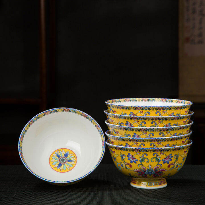 jingdezhen-enamel-ceramic-bowl-chinese-tableware-bone-china-rice-bowl-handmade-beautiful-flower-pattern-porcelain-bowl-gift