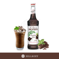 HILLKOFF : น้ำเชื่อมแต่งกลิ่น Monin Syrup โมนิน โมแนง ไซรัป กลิ่น Chocolate Mint ขนาด 700 ml.