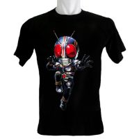 Japanese Hero Animation Kamen Rider  Men Pure Cotton Round Neck Short Sleeve Top T-Shirt