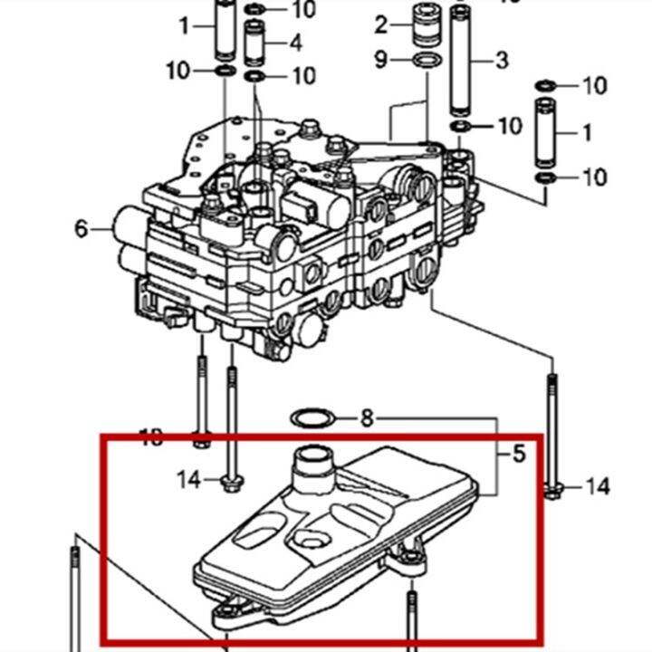 gearbox-filter-transmission-filter-strainer-assy-25420-5t0-003-for-honda-civic-cvt-fit-jazz-vezel-hrv-2014-2020