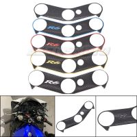 สติกเกอร์แคลมป์สามชั้นบนรถจักรยานยนต์ Yamaha YZF R6 YZFR6 YZF600 2007 2008 2009 2010 2011 2012 2013 2014 2015 2006