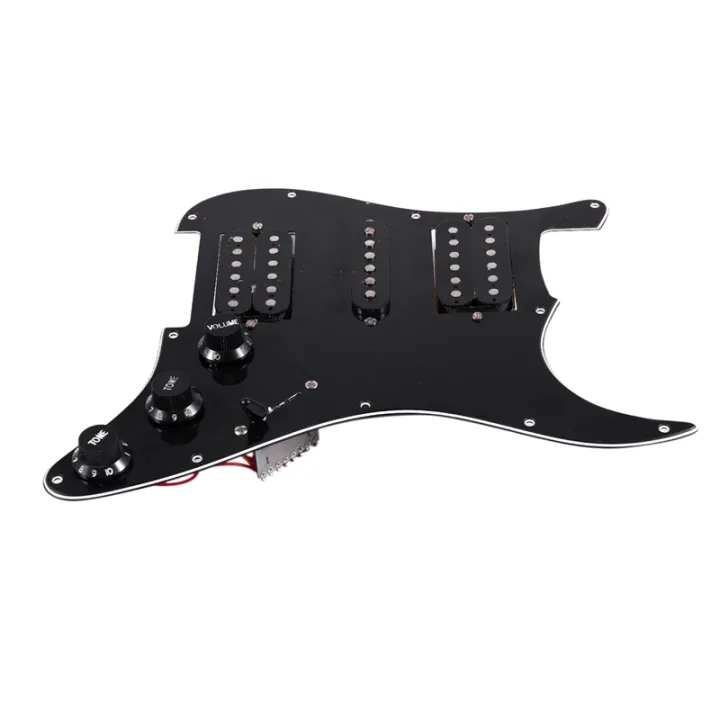 loaded-prewired-electric-guitar-pickguard-11-hole-hsh-pickups-pre-wired-single-coil-humbucker-magnet-pickups