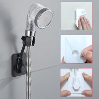 ติดผนังหัวฝักบัวผู้ถือ Self-Adhesive 360 ° ปรับ Strong Sticky Shower Riser Rail cket ฝักบัว Rack