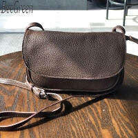 ร้อน, ร้อน★BeeGreen ขนาดเล็ก Satchels คลาสสิกกระเป๋าส่งขอแบบพับกระเป๋า First Layer Soft กระเป๋าสะพายหนังสำหรับสาวสบายๆกระเป๋าสะพายไหล่