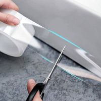 ◑ↂ Kitchen Sink Waterproof Sticker Clear Bath Sealant Strip Bathtub Caulk Strip Sealing Tape Transparent Free Shipping Home Tool