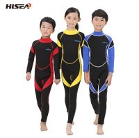 2021 Neoprene Long Sleeves Wetsuits Diving Suits For Boys/Girls Children Rash Guards One Pieces Surfing Swim Snorkel Child