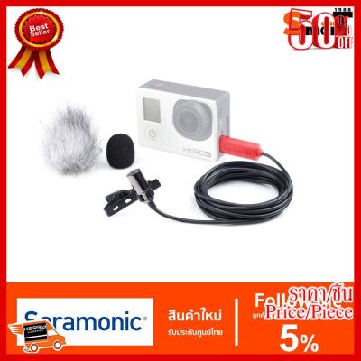 ✨✨#BEST SELLER🎉🎉 Saramonic SR-GMX1 Platinum Lavalier Clip-on Microphone for GoPro ##กล้องถ่ายรูป ถ่ายภาพ ฟิล์ม อุปกรณ์กล้อง สายชาร์จ แท่นชาร์จ Camera Adapter Battery อะไหล่กล้อง เคส