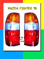 ไฟท้าย MAZDA FIGHTER ปี 1998 - 2002  มาสด้า ไฟท์เตอร์ 1998 พร้อมขั้ว และหลอดไฟ