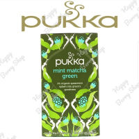 ชา PUKKA Organic Herbal Tea ?⭐MINT MATCHA GREEN⭐? ชาสมุนไพรออแกนิค ชาเพื่อสุขภาพจากประเทศอังกฤษ 1 กล่องมี 20 ซอง