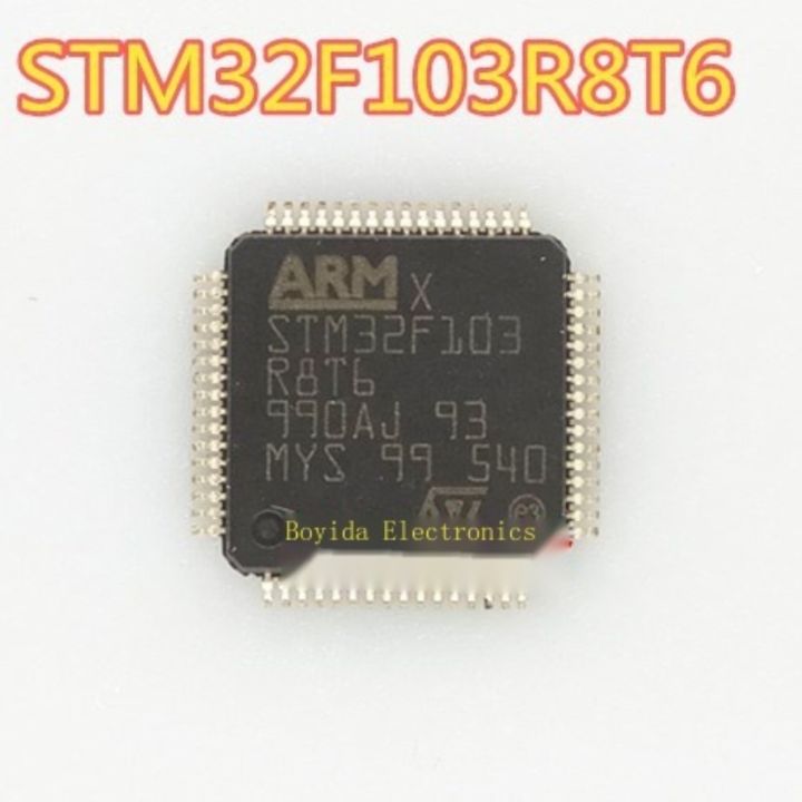 10pcs-smd-stm32f103r8t6-lqfp64-32-bit-ไมโครคอนโทรลเลอร์