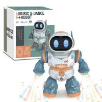 Dancing Robot Toy Robots For Adults 360-Degree Rotation Desk Robot Robot Birthday Gift Music Toys For Kids Flash Display Dancing Music For Boys Girls opportune