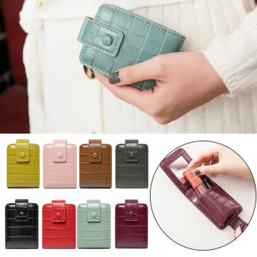 Women's Big Open Cosmetic Bags Pu Lipstick Cosmetic Bag Mini Coin