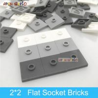 ✺ 50pcs DIY Building Blocks Convex Seat Bricks 2x2 Dots Educational Plastic Toys for Children Compatible Brands Kids Gifts 87580