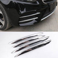 For Mercedes Benz E Class W213 E200 E300 2016 2017 2018 2019 E43 AMG Car ABS Chrome Front Fog Lamp Cover Trim Accessories