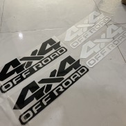 2 Tem decal 4x4 OFF ROAD kiểu dáng thể thao TEM PHAN QUANG