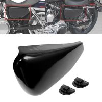 ปลอกแบตเตอรี่ด้านซ้ายรถจักรยานยนต์สีดำสำหรับ Harley Sportster XL883 XL1200 1200โรดสเตอร์883ออกแบบได้เอง2004-2013 2012 2011