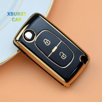 สำหรับ Citroen Xsara C5 C6 C8สำหรับ Peugeot 107 207 307 308 407 607 3008 5008 TPU รถ Remote Key Case Shell Fob ผู้ถือ Keyless